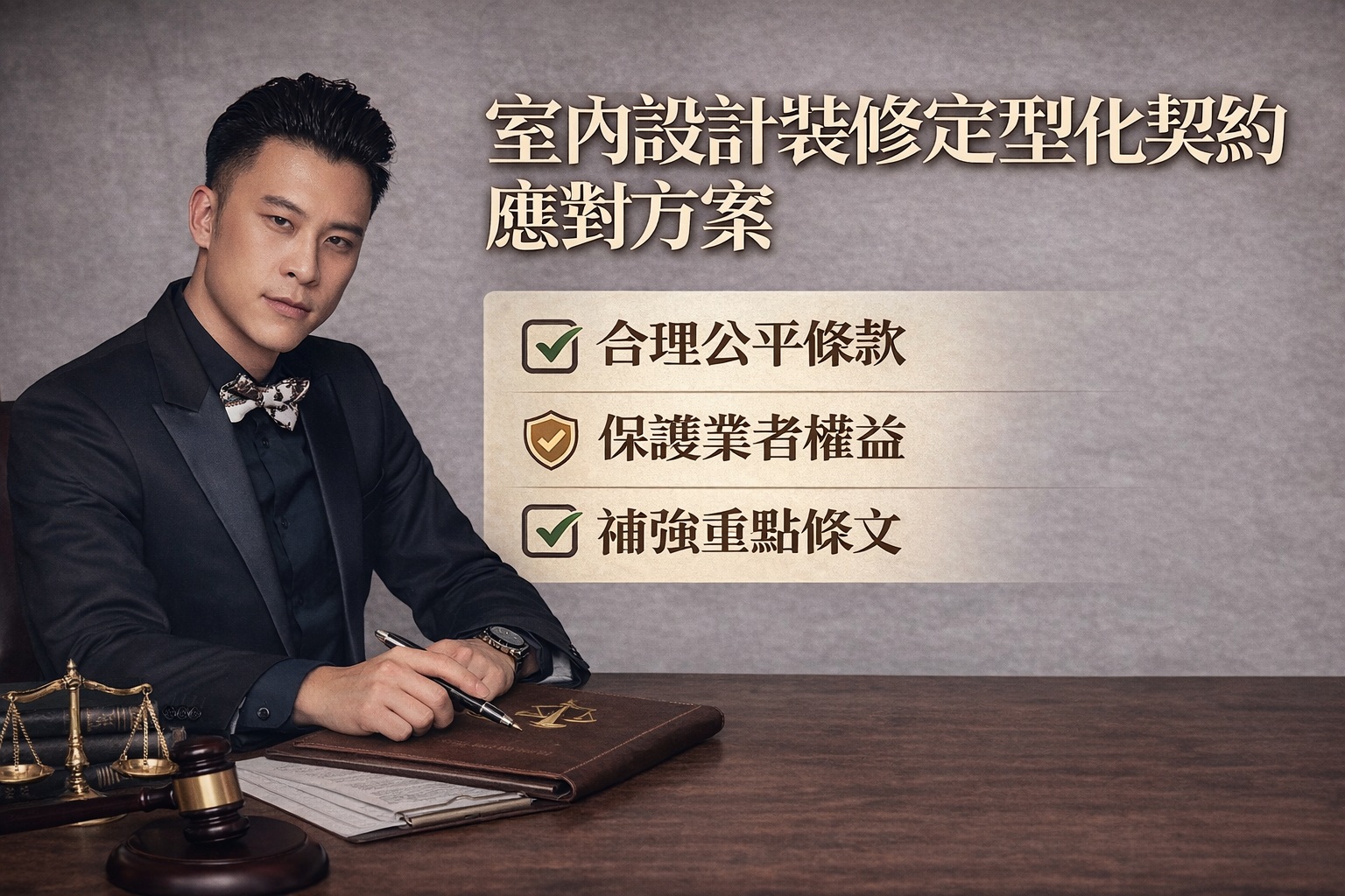 室內裝修定型化契約預告：「契約調整建議」助設計師從容應對衝擊